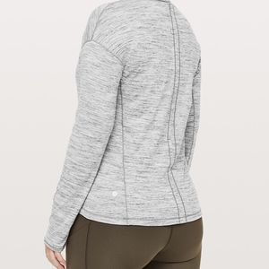 Grey lululemon long sleeved top